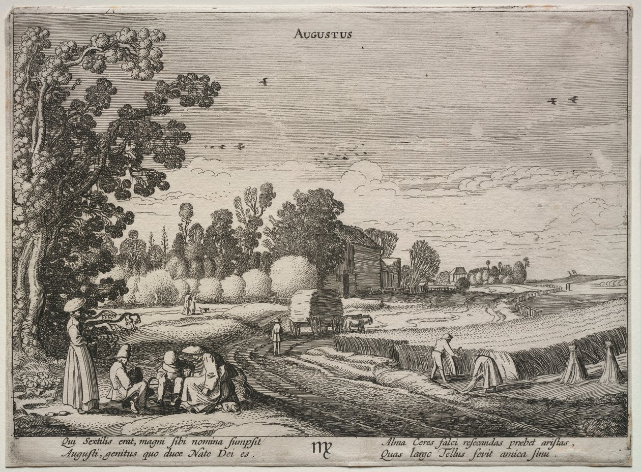 De Twaalf Maanden: Augustus door Jan Van de Velde