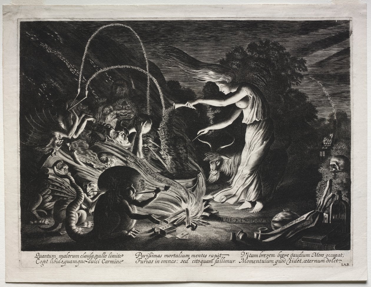 De Heks (Nachtstuk) door Jan Van de Velde