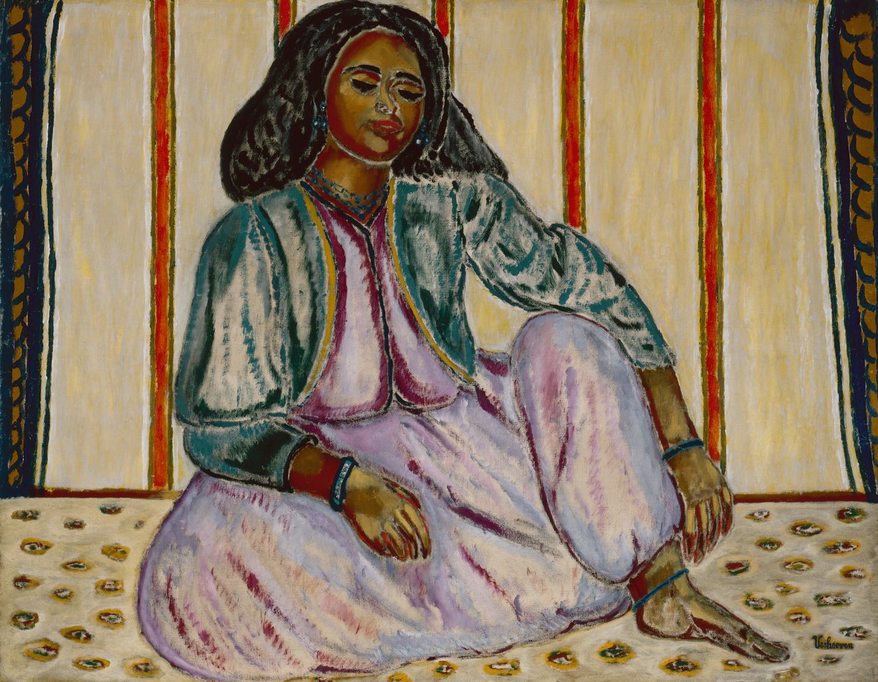 De odalisk, c.1906 door Jan Verhoeven