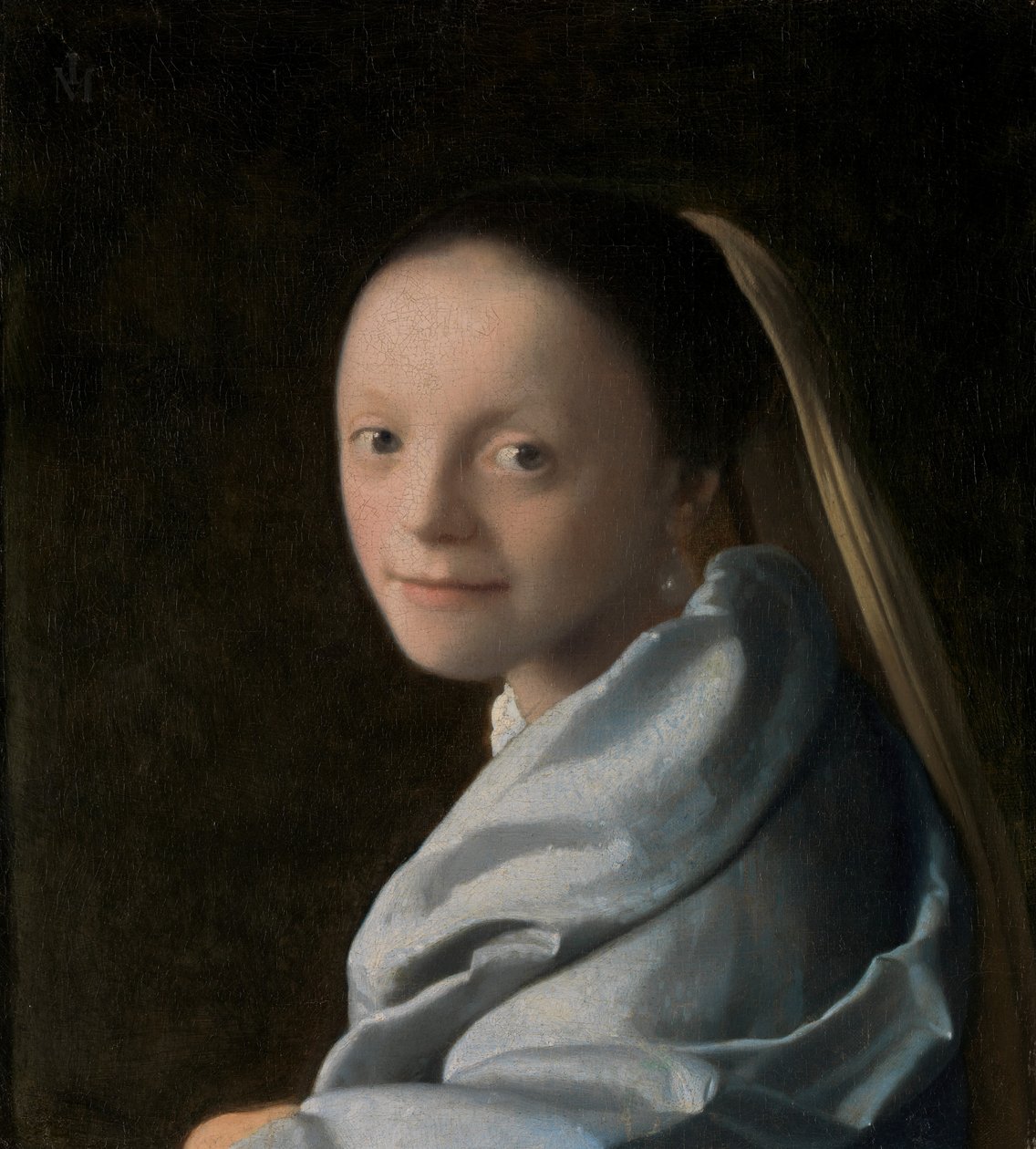 Studie van een Jonge Vrouw door Jan Vermeer van Delft