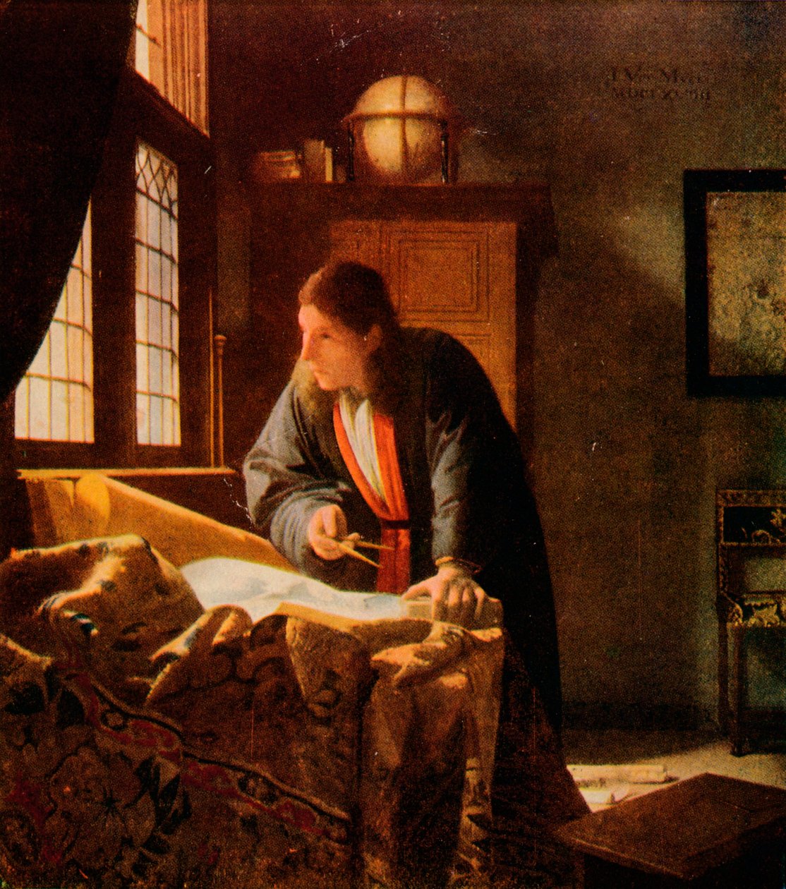De Geograaf door Jan Vermeer van Delft