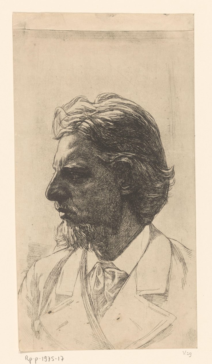 Portret van Jacques Perk door Jan Veth