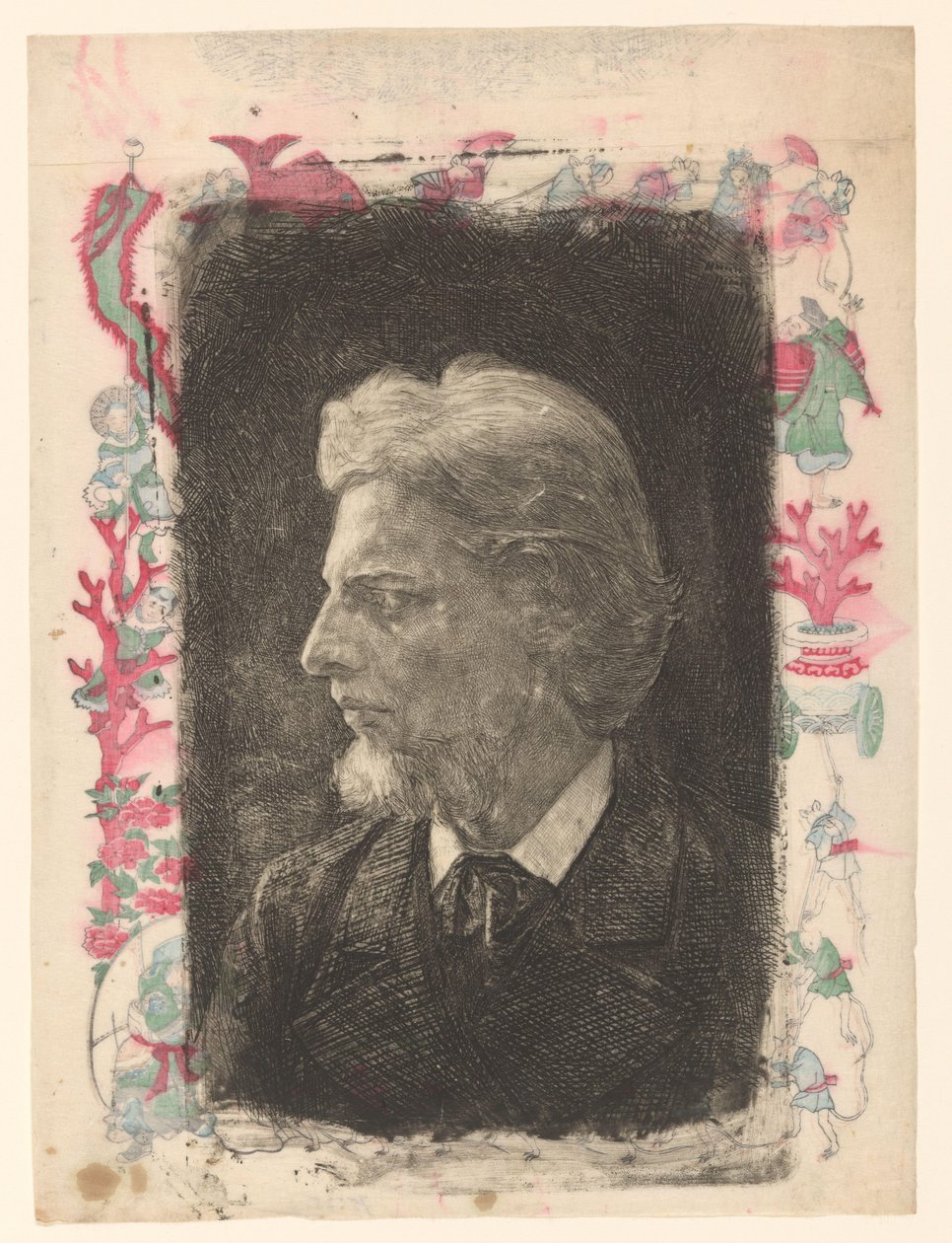 Portret van Jacques Perk door Jan Veth