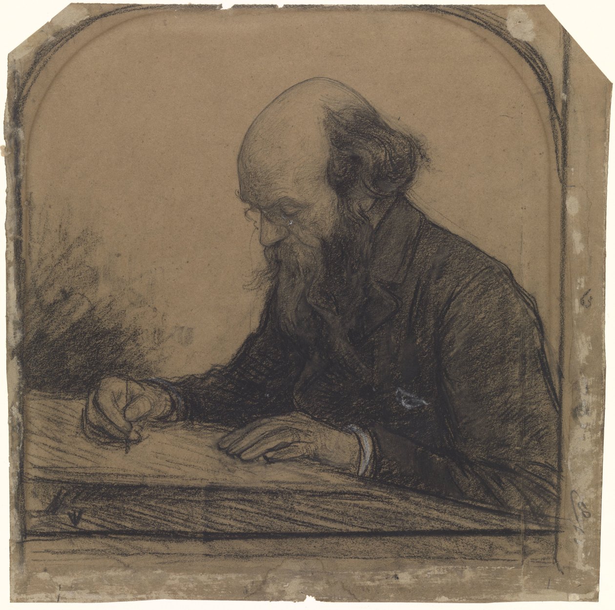 Portret van Petrus Josephus Hubertus Cuypers door Jan Veth
