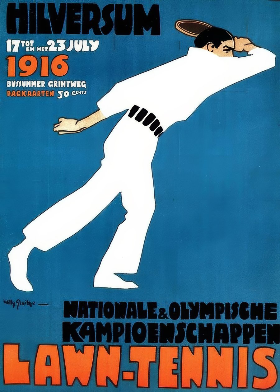 Nationale & Olympische Kampioenschappen – Lawn-Tennis door Jan Willem Sluiter
