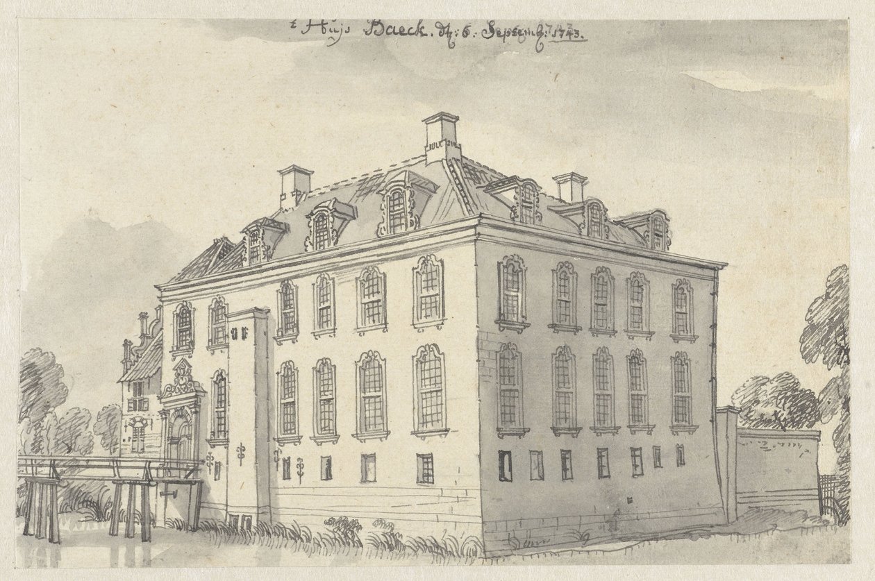 Het Huis Baeck door Jan de Beijer