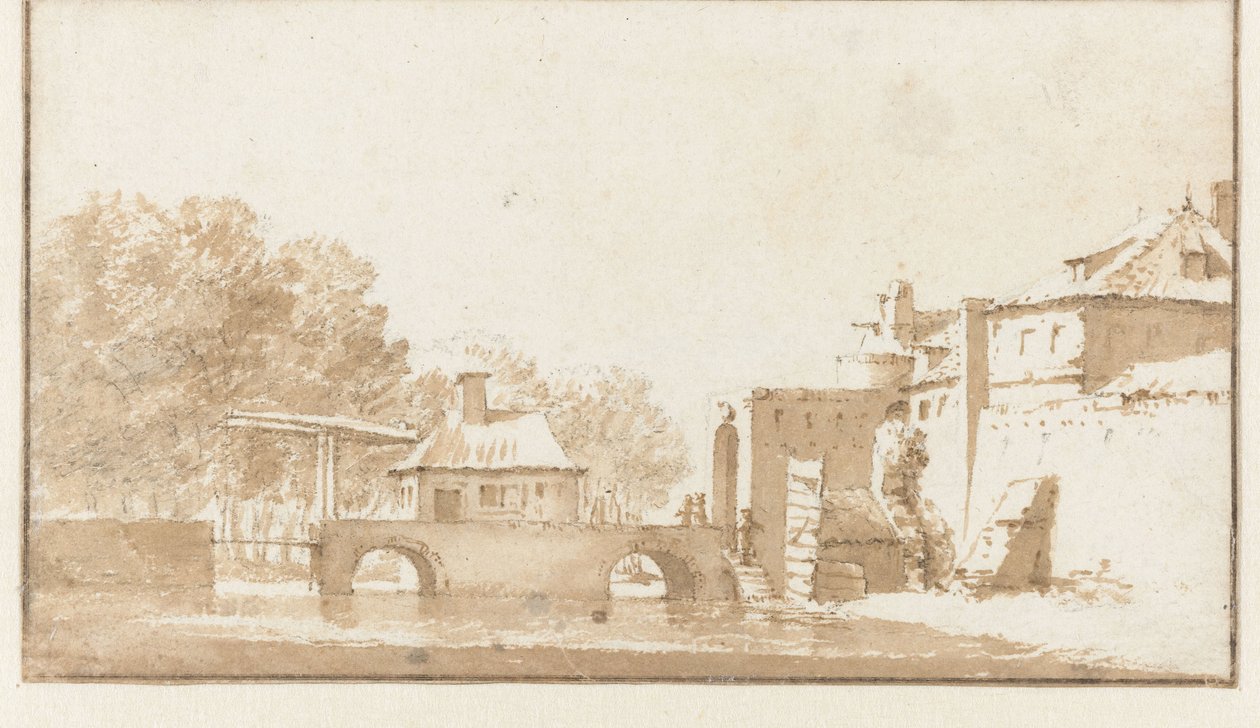 Koepoort te Leiden door Jan de Bisschop