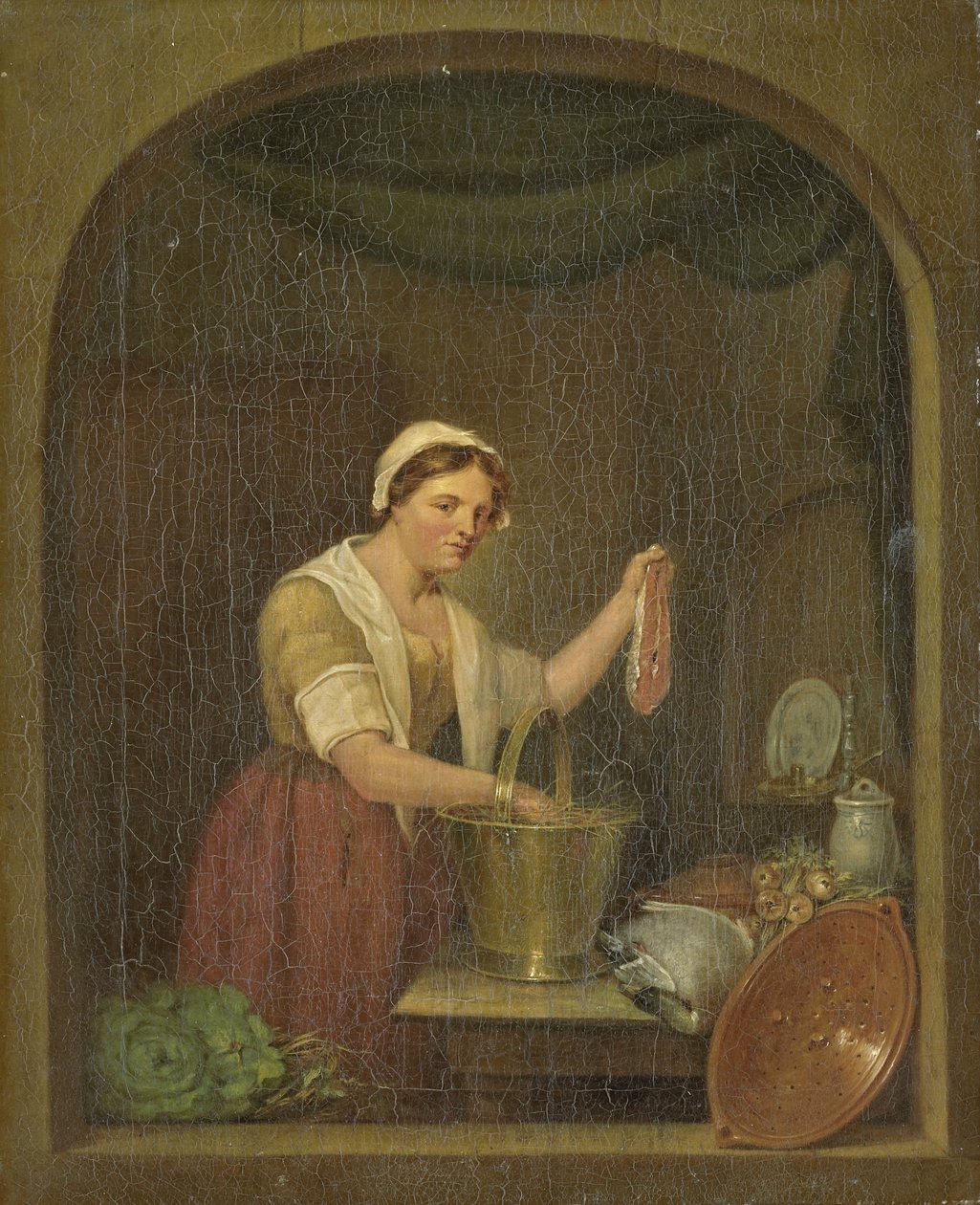 Het melkmeisje door Jan de Ruyter