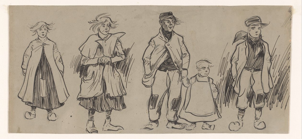 Boerenkinderen door Jan de Waardt
