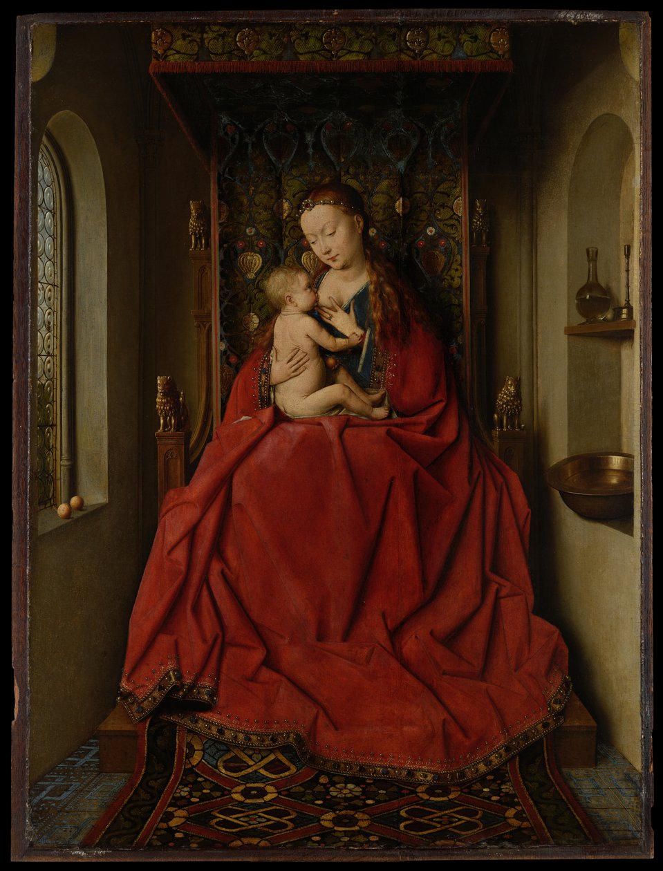 Lucca Madonna door Jan van Eyck