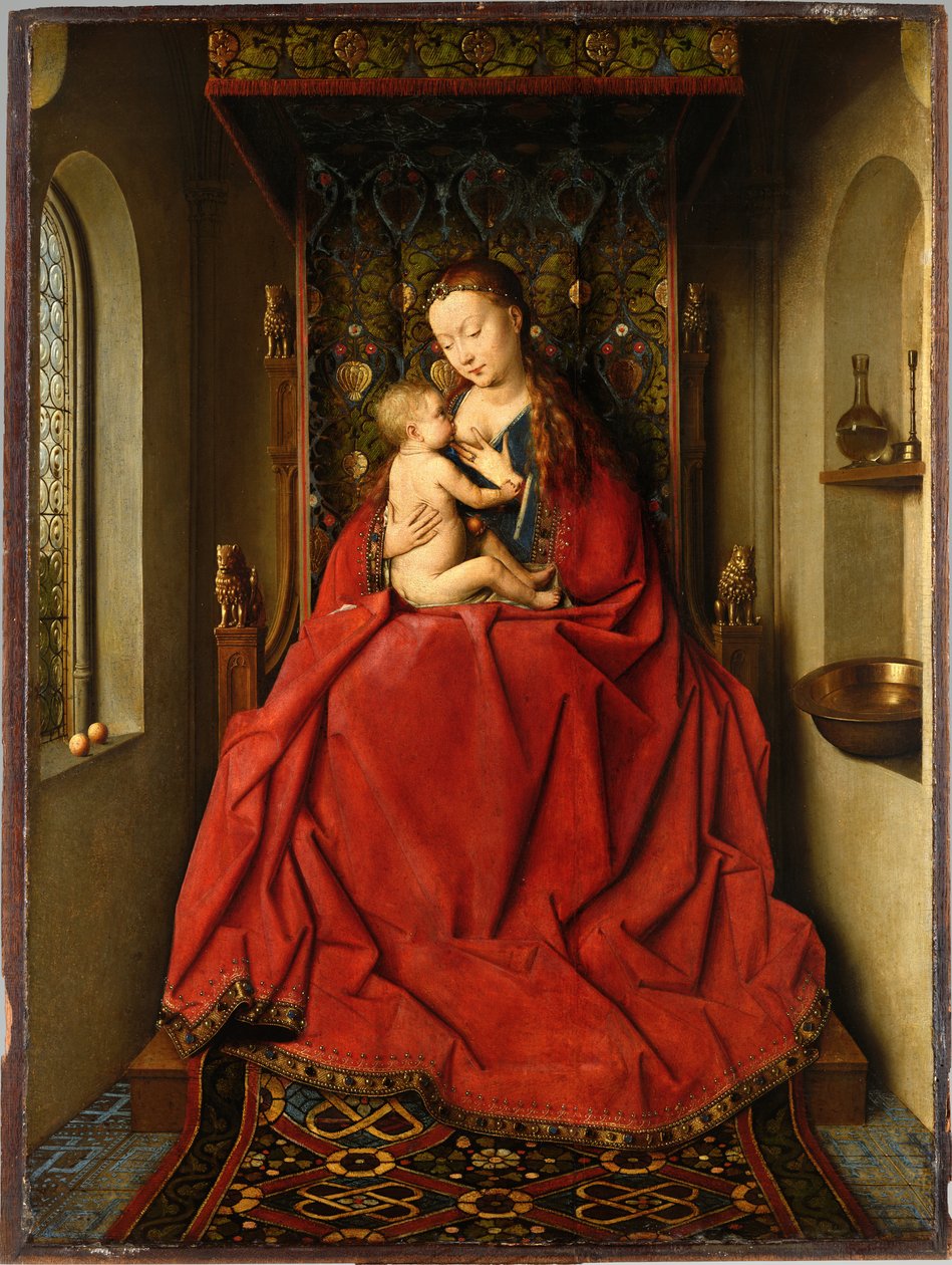 Lucca Madonna door Jan van Eyck