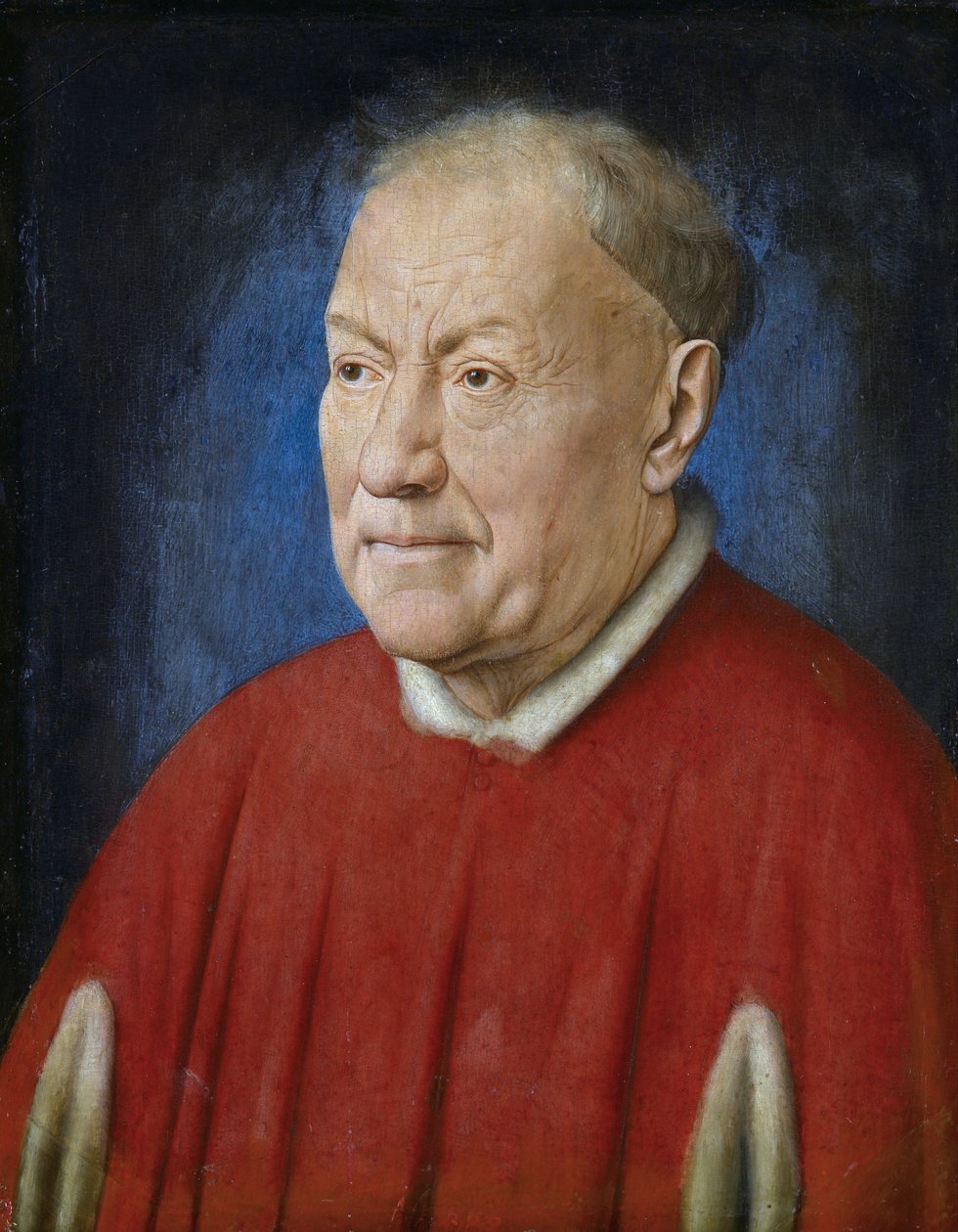 Portret van kardinaal Nicholaes Albergati door Jan van Eyck