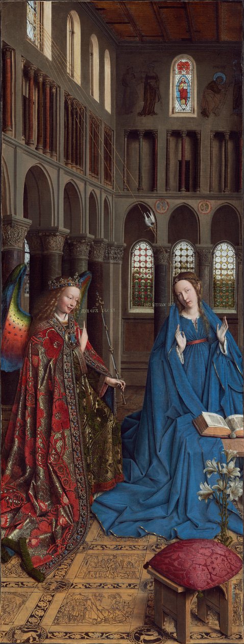 De Aankondiging door Jan van Eyck