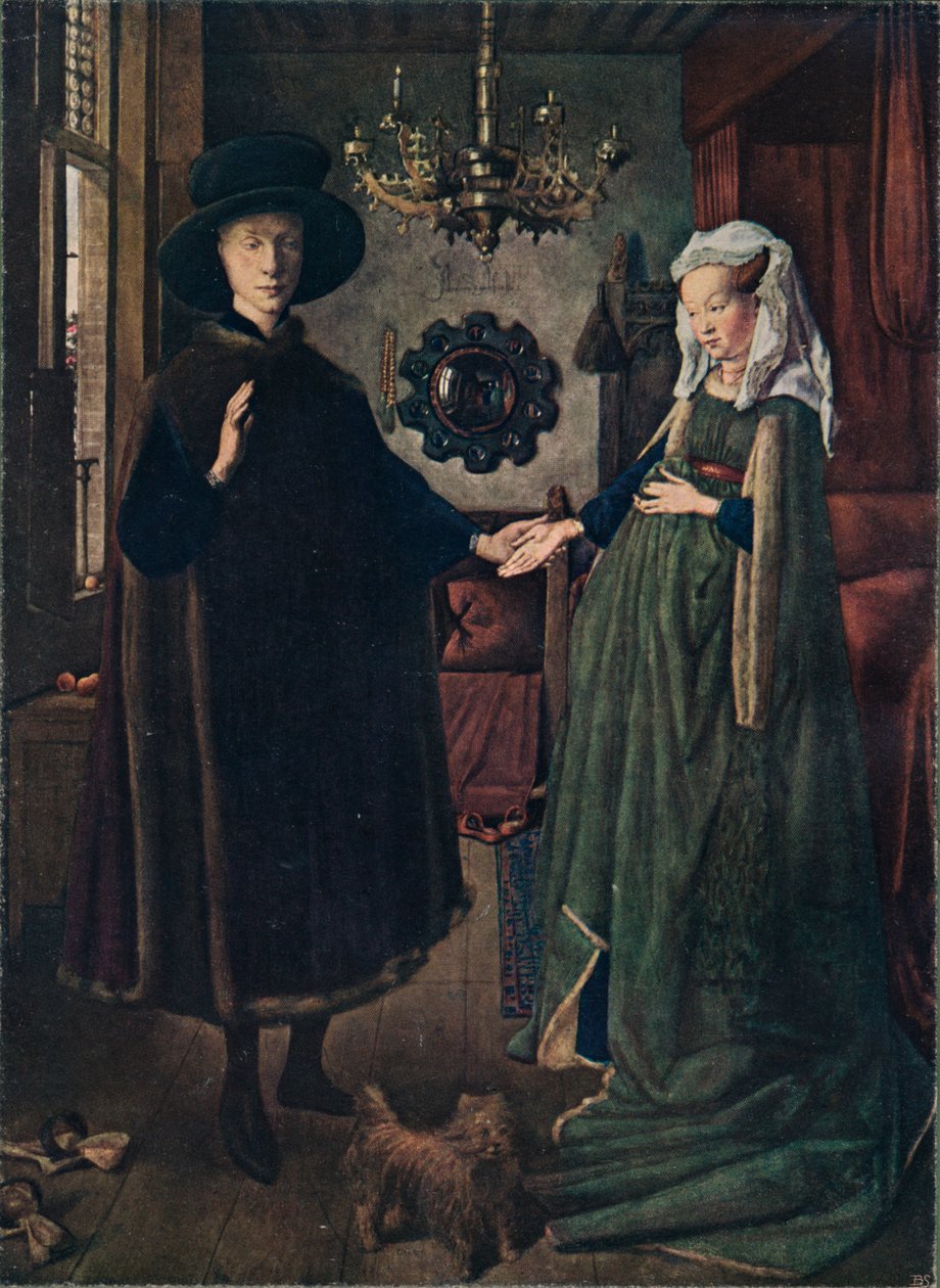 Het Arnolfini Portret, 1434, 1904 door Jan van Eyck