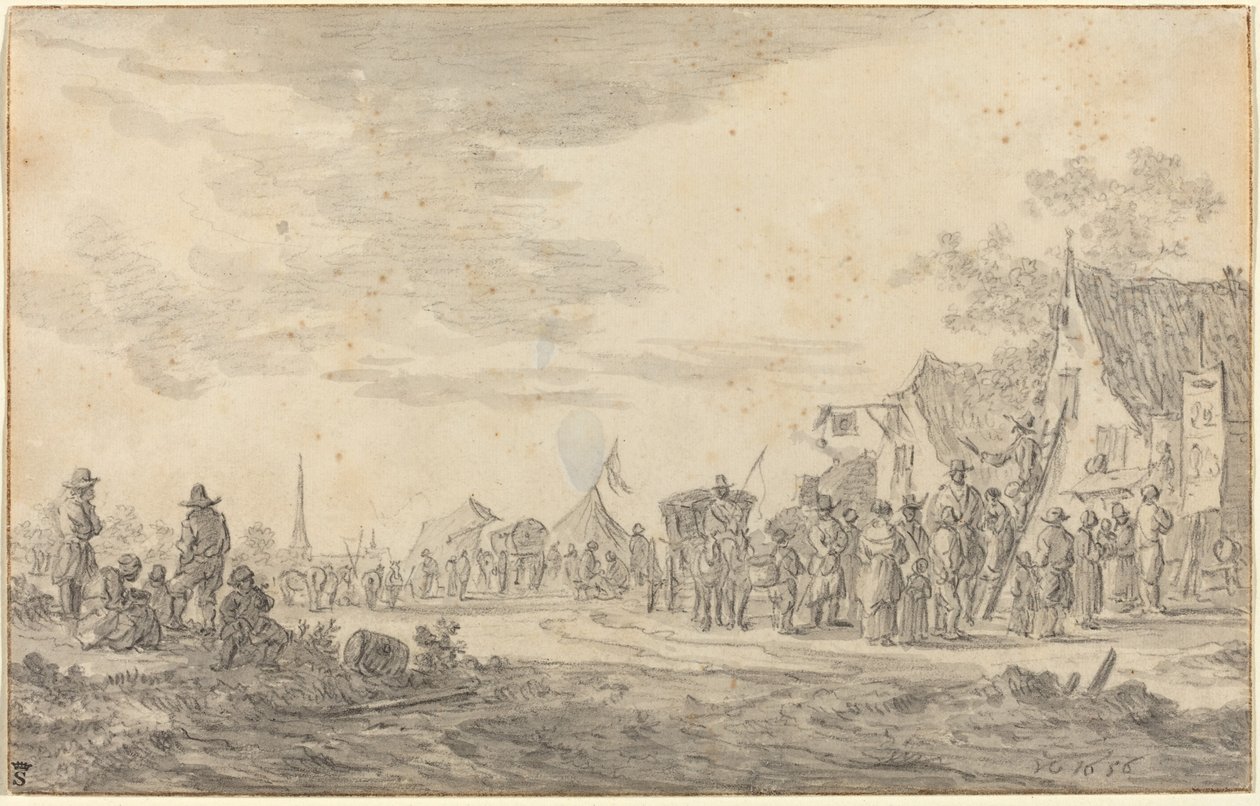 Dorpskermis door Jan van Goyen