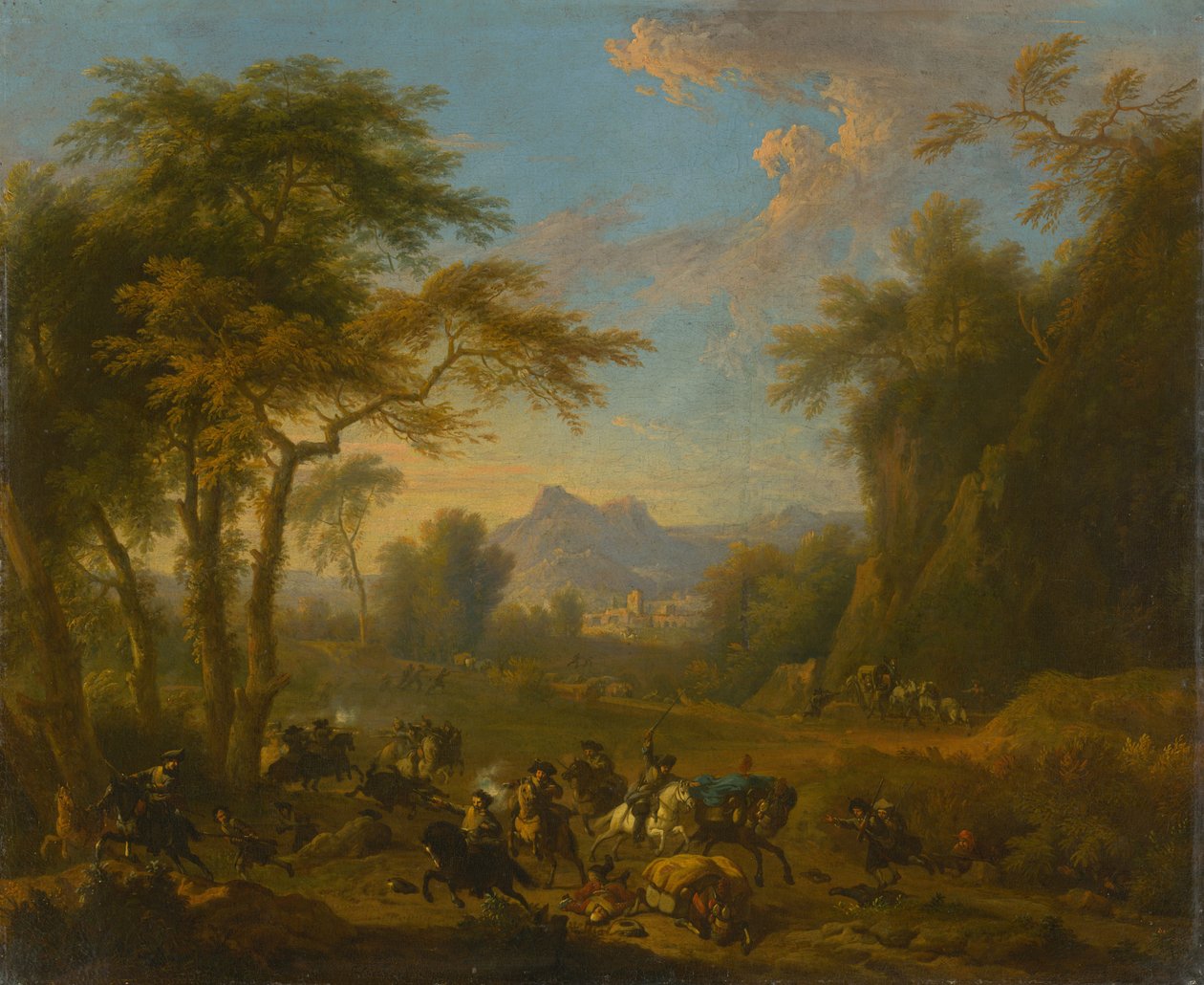 Overval door Jan van Huchtenburgh