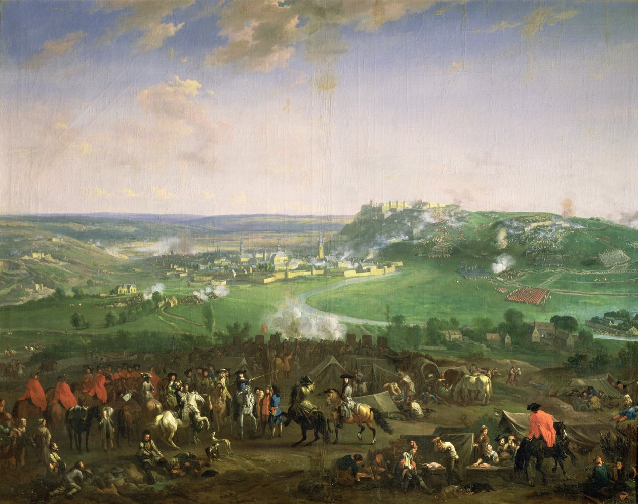 Het Beleg van Namen, 1659 door Jan van Hugthenburgh