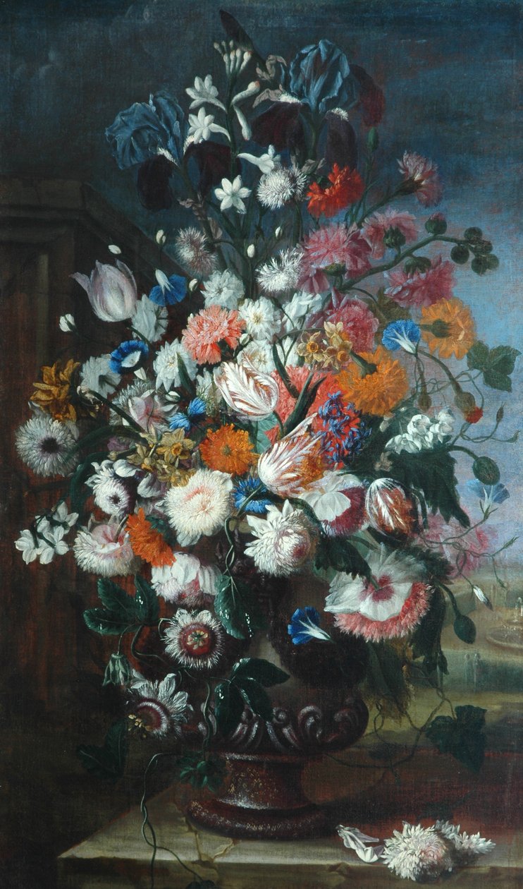 Bloemen, 1682 door Jan van Huysum