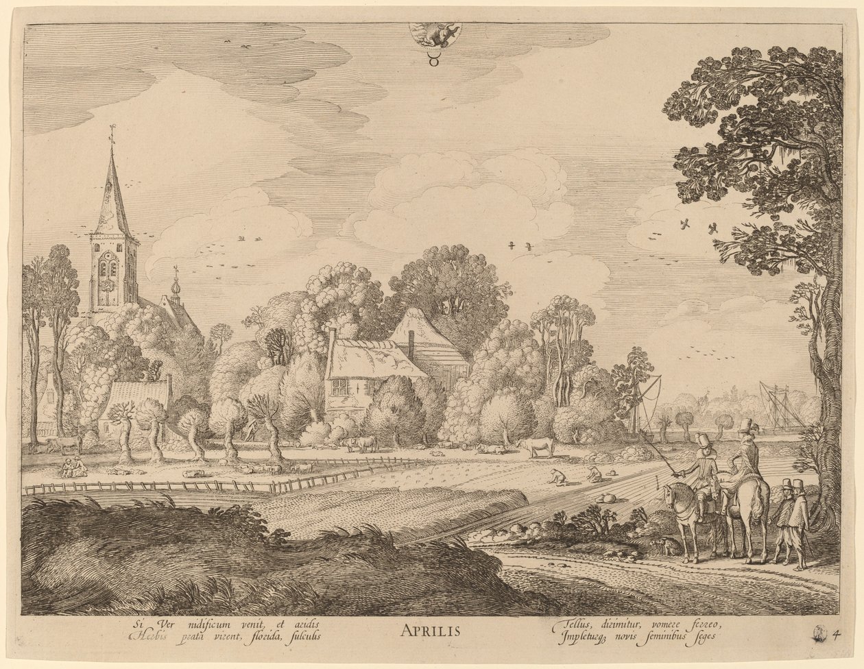 April door Jan van de Velde II