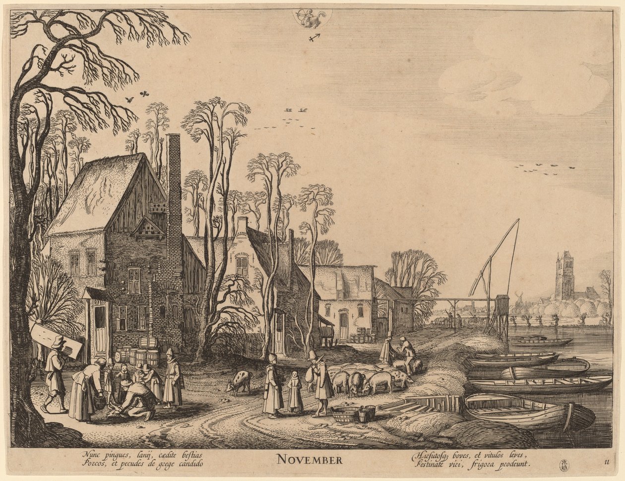 November door Jan van de Velde II