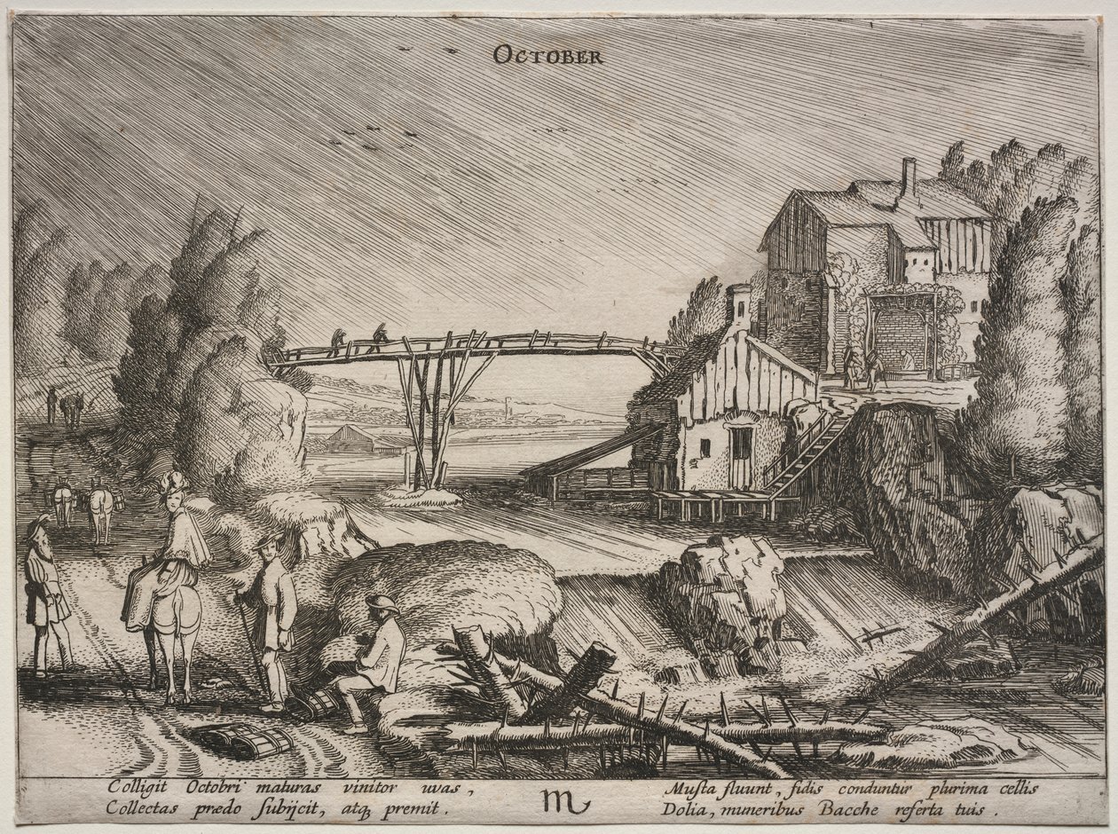 De Twaalf Maanden: Oktober door Jan van de Velde II
