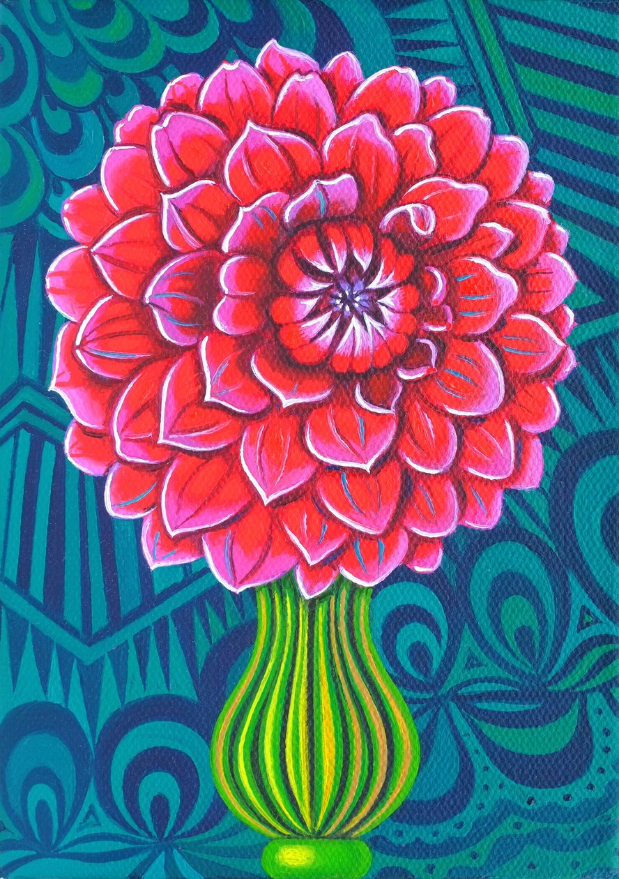 Dahlia, 2014 door Jane Tattersfield