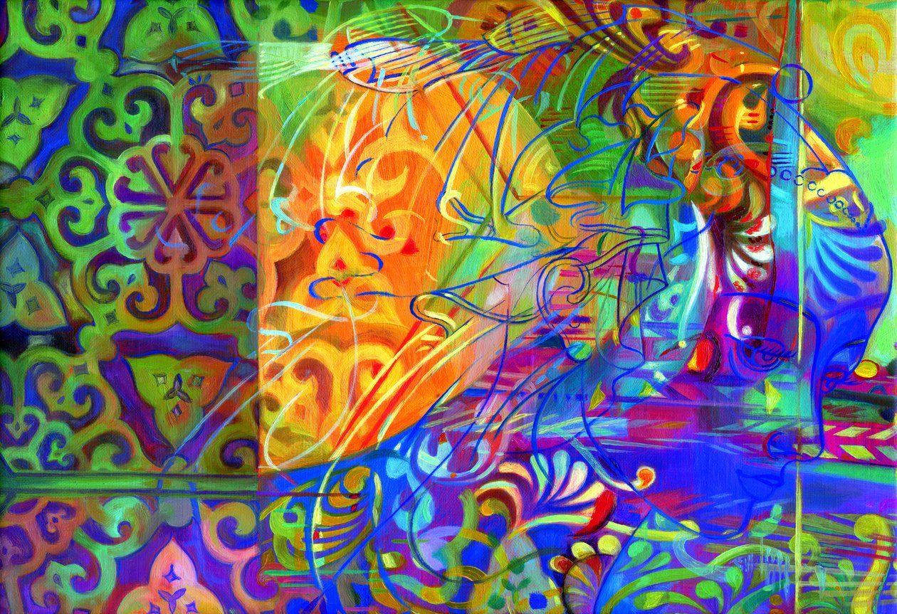Dapples het slaperige oosten, 2011 door Jane Tattersfield