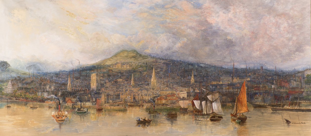 Dundee vanaf de Rivier door Jane Stewart Smith