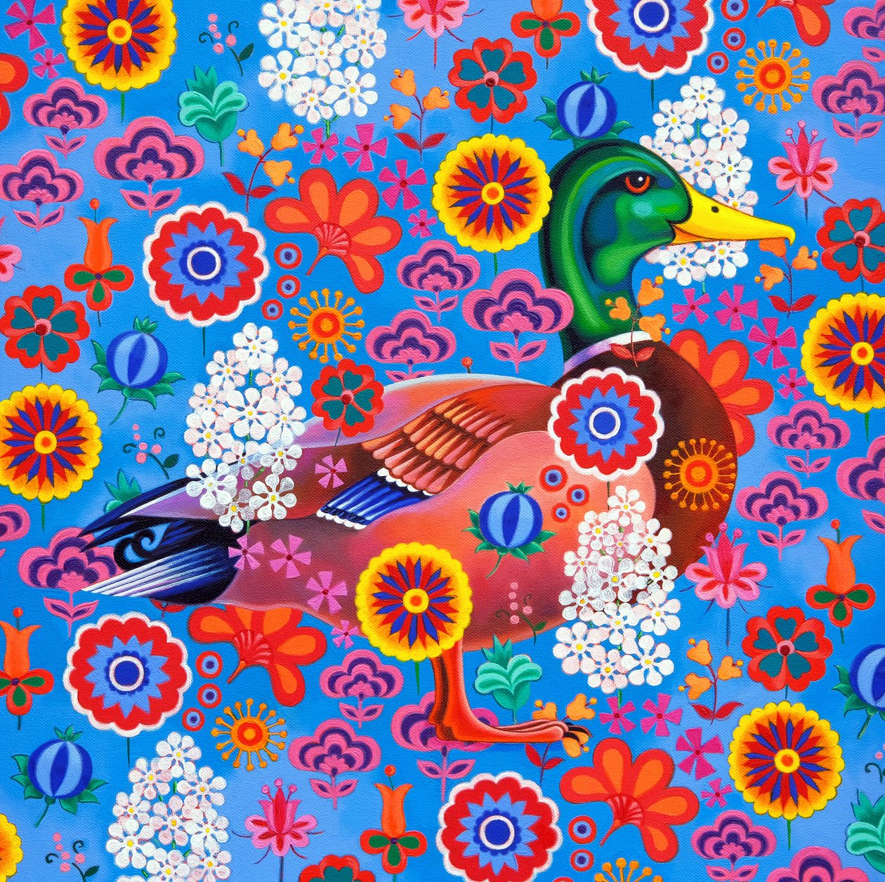 Eend, 2022 door Jane Tattersfield