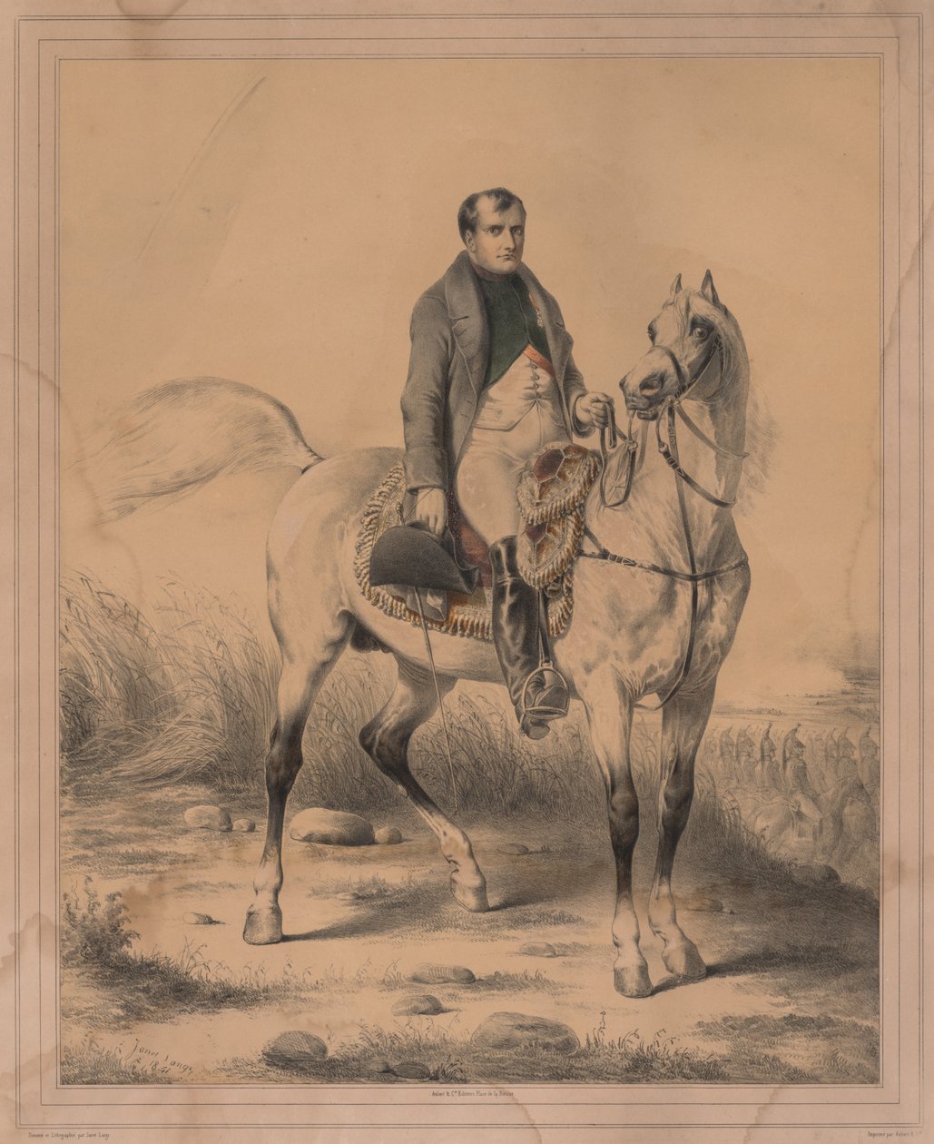 Napoleon, 1841 door Janet Lange