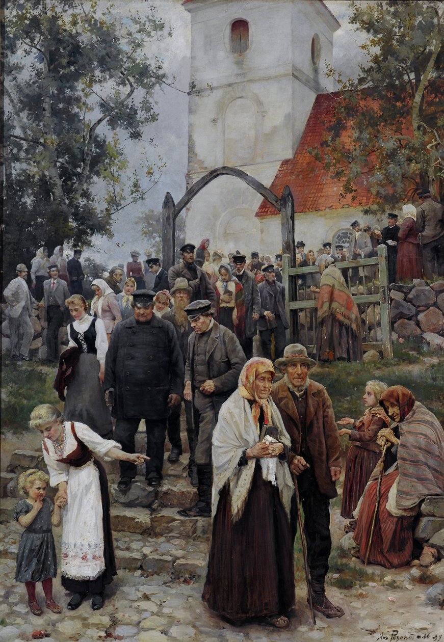 Na de kerk door Janis Rozentals