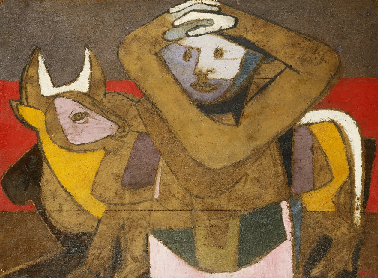 De Ontvoering van Europa (Schemering) door Jankel Adler