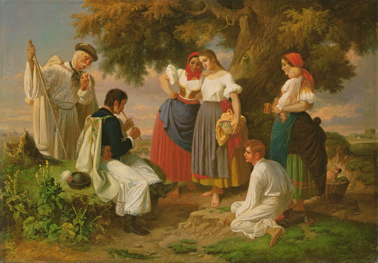 De Geboorte van het Volkslied door Janos Janko