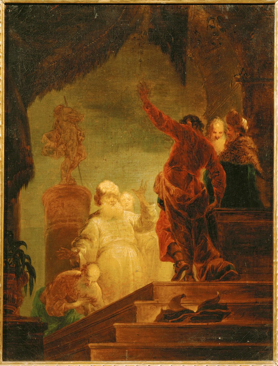 Sint Paulus in Athene door Januarius Zick