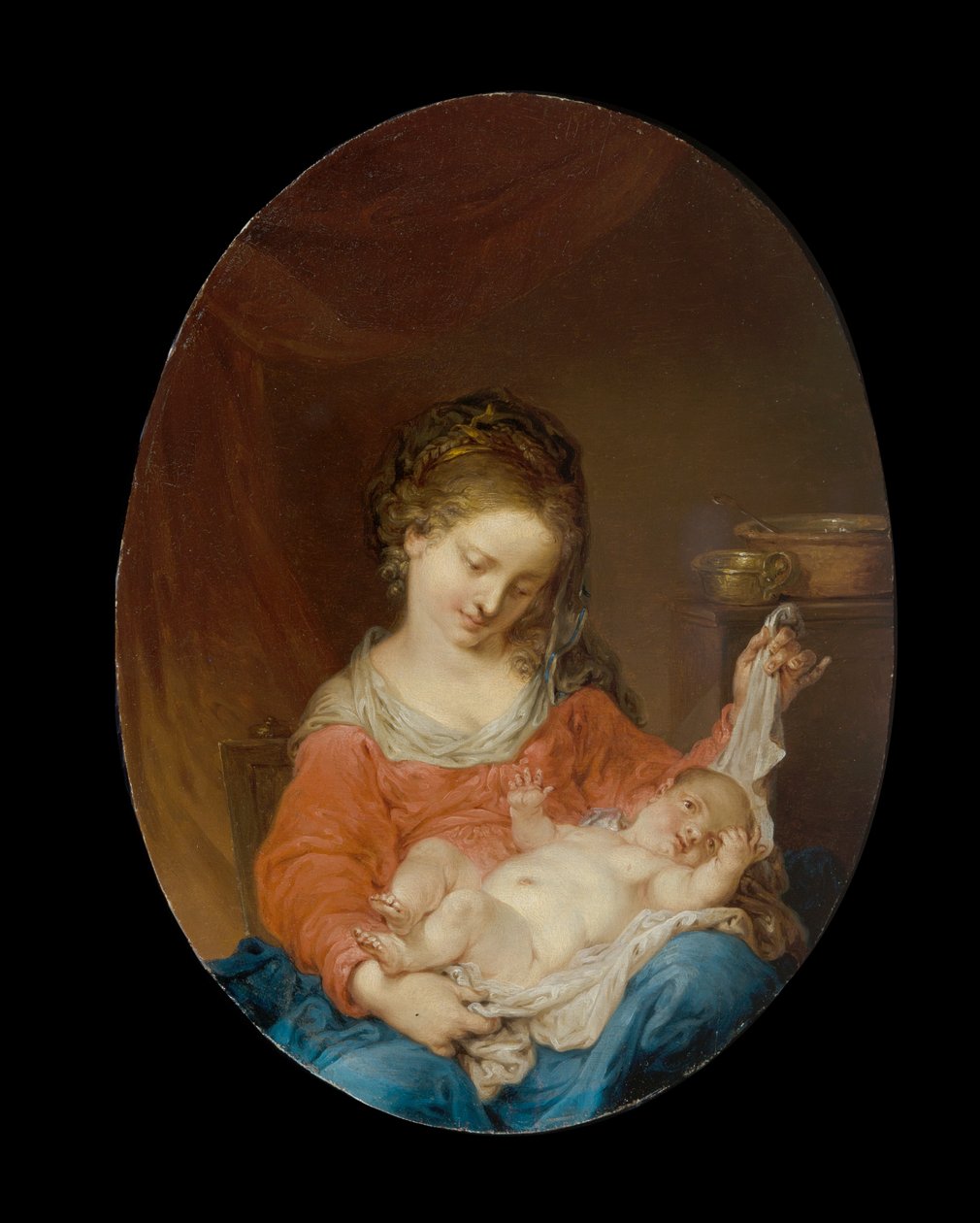 Maagd en Kind door Januarius Zick