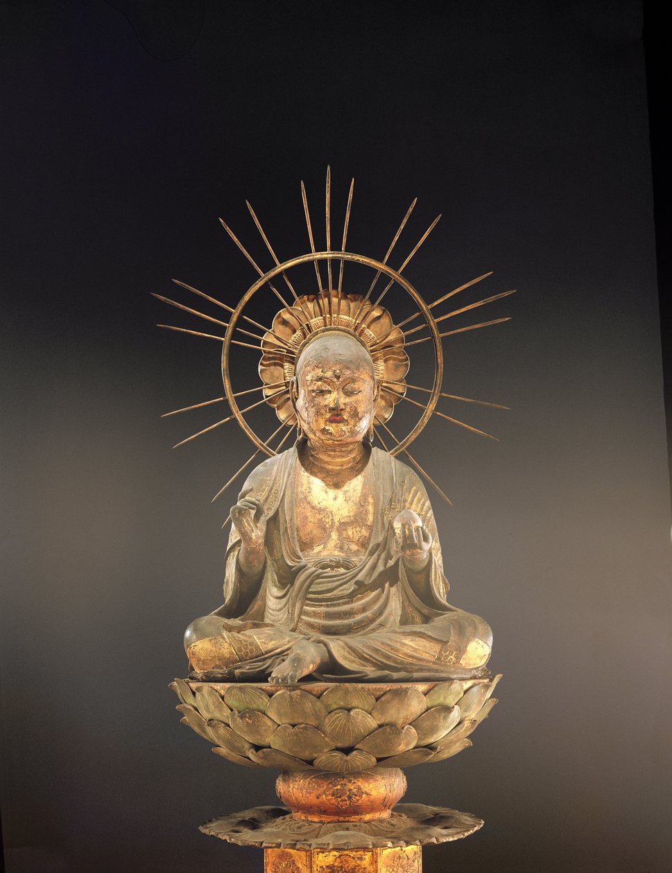 Jizo Bosatsu (Ksitigarbha), Kamakura periode (1185-1333), tweede helft van de 13e eeuw door Japanese School