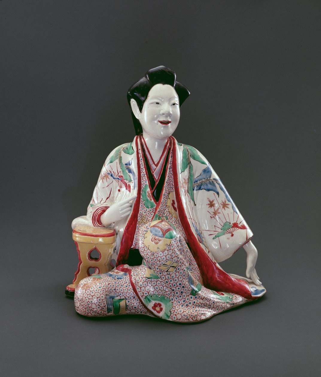 Zittend figuur, Edo-periode (1615-1868), c.1670-90 door Japanese School