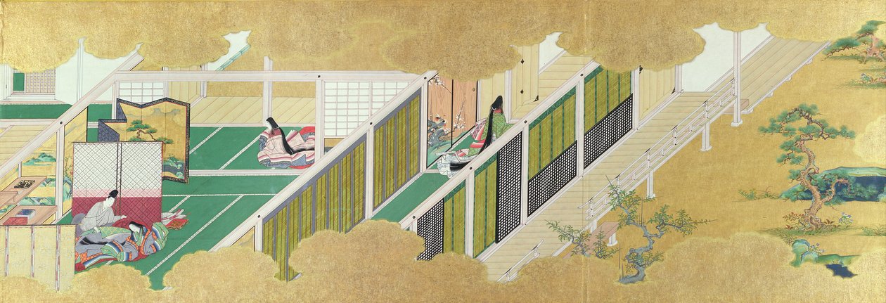 Japans interieur door Japanese School