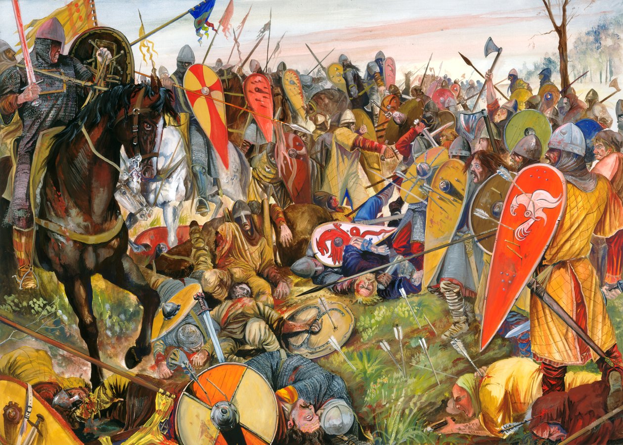 Slag bij Hastings, 1066 door Jason Askew