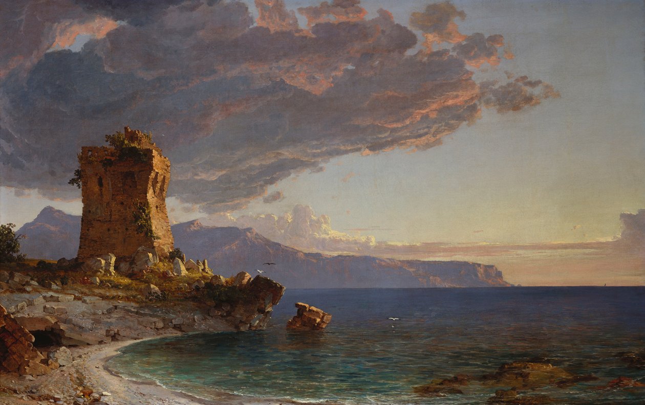 Het eiland Capri, 1893 door Jasper Francis Cropsey