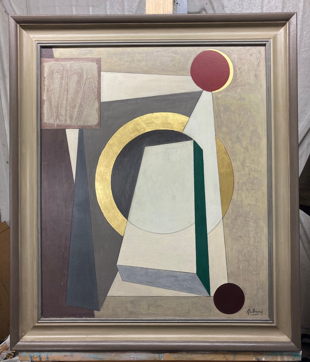 Over tijd (schilderij) door Jasper Galloway