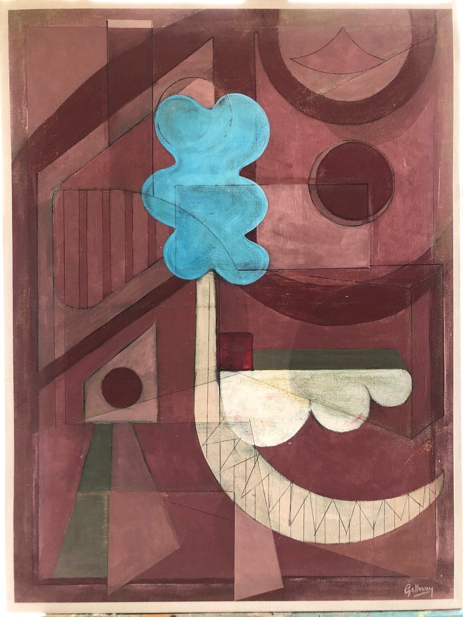 Abstract 1 (schilderij) door Jasper Galloway