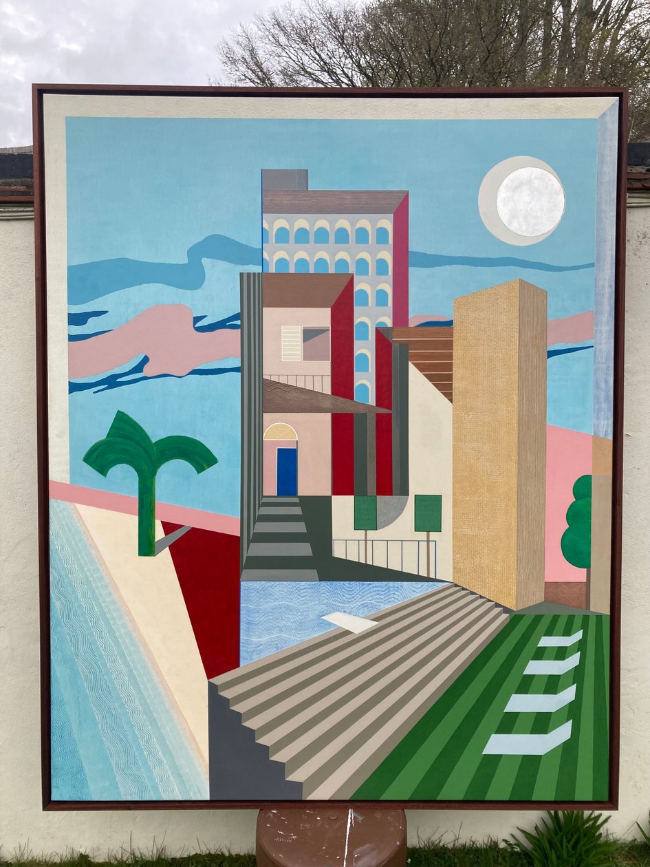 Inlegwerk (schilderij) door Jasper Galloway