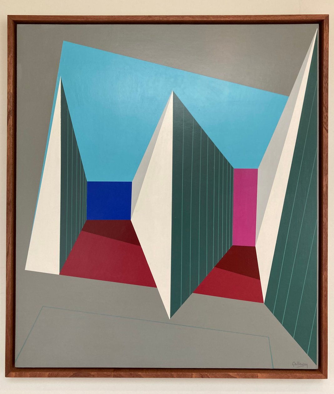 Doolhof (schilderij) door Jasper Galloway