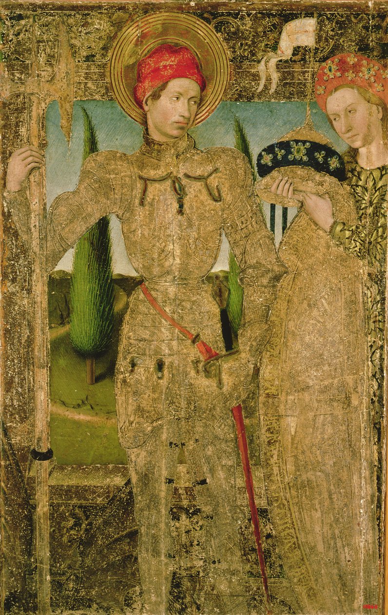 Sint Joris en de Prinses door Jaume Huguet