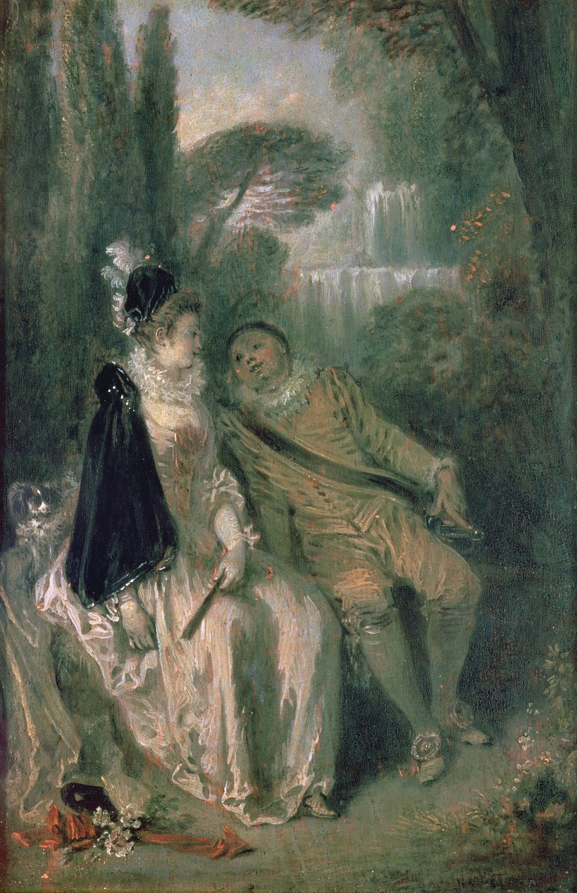 De sierlijke rust, ca. 1713 door Jean Antoine Watteau
