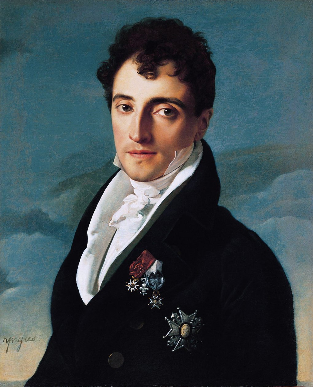 Baron Joseph-Pierre Vialetès de Mortarieu door Jean Auguste Dominique Ingres