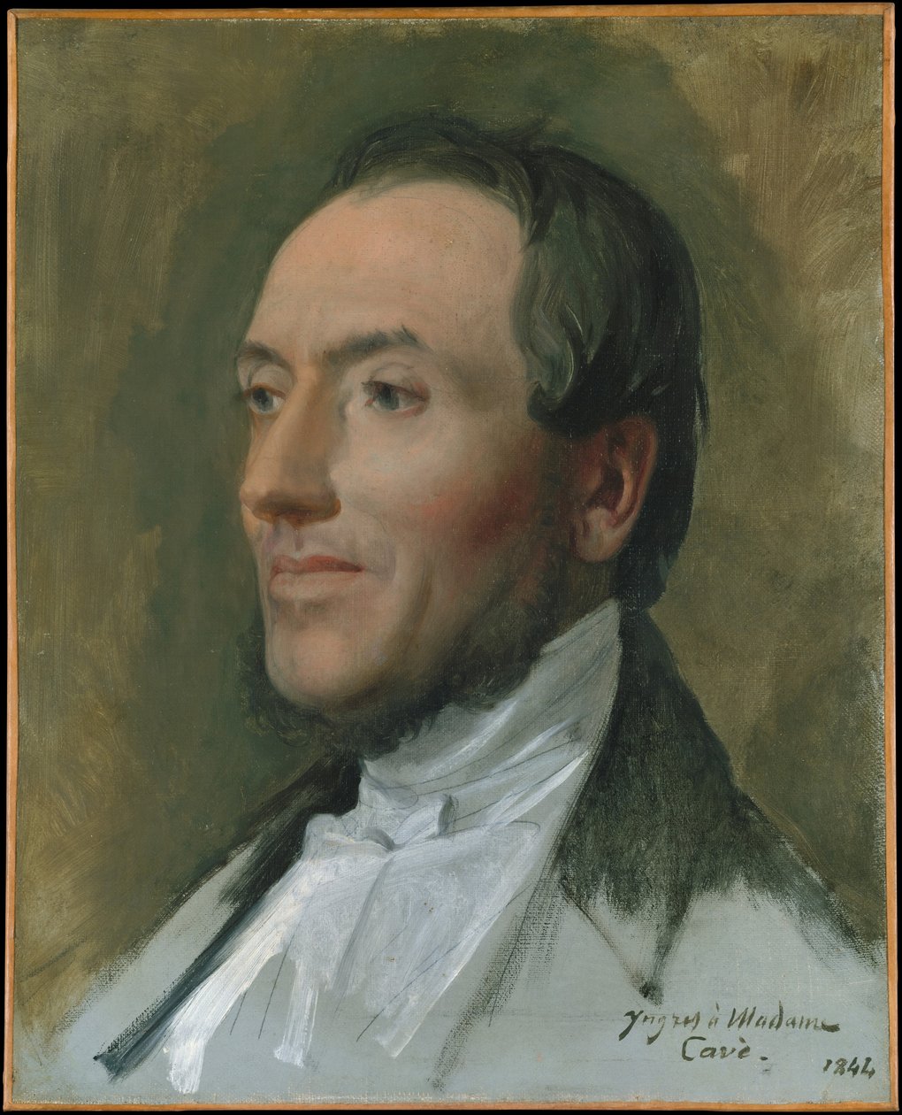 Edmond Cavé (1794–1852) door Jean Auguste Dominique Ingres