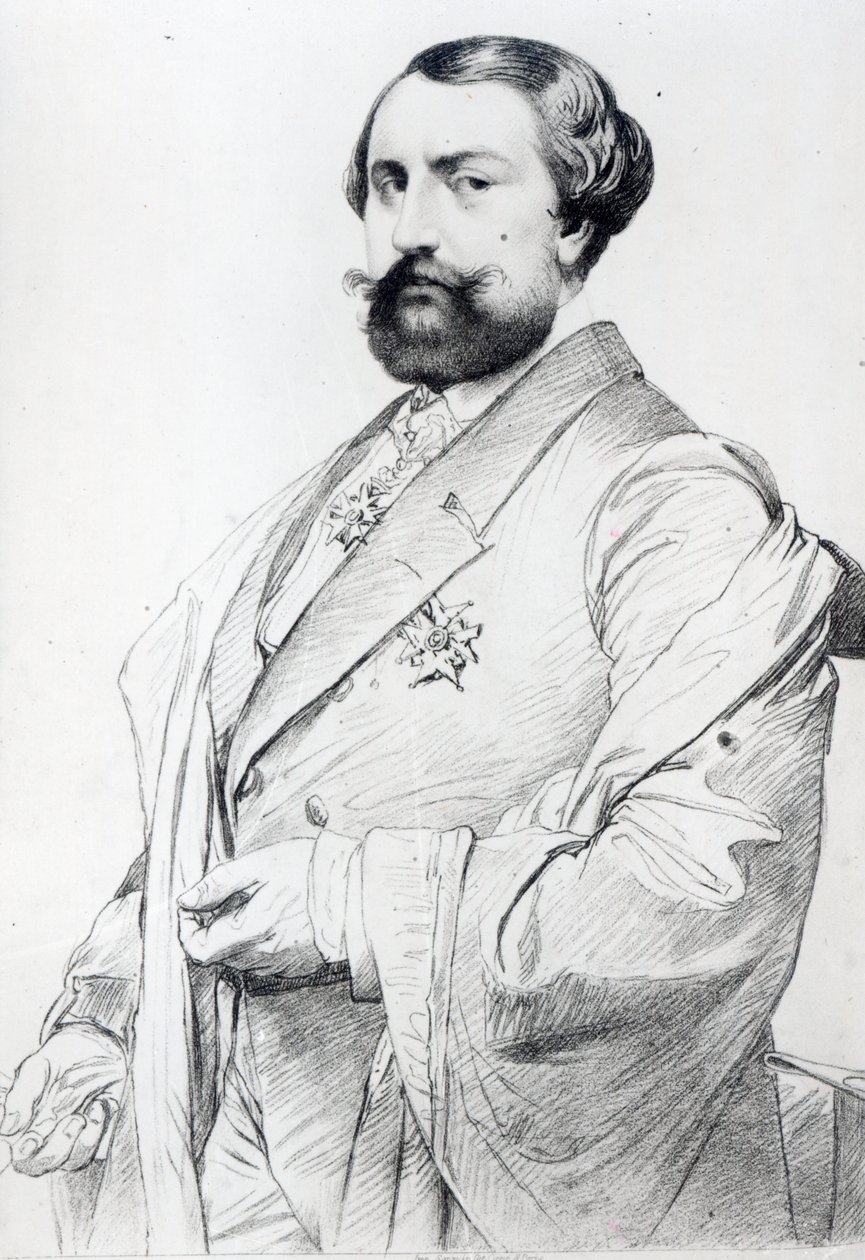 Le Comte de Nieuwerkerke door Jean Auguste Dominique Ingres