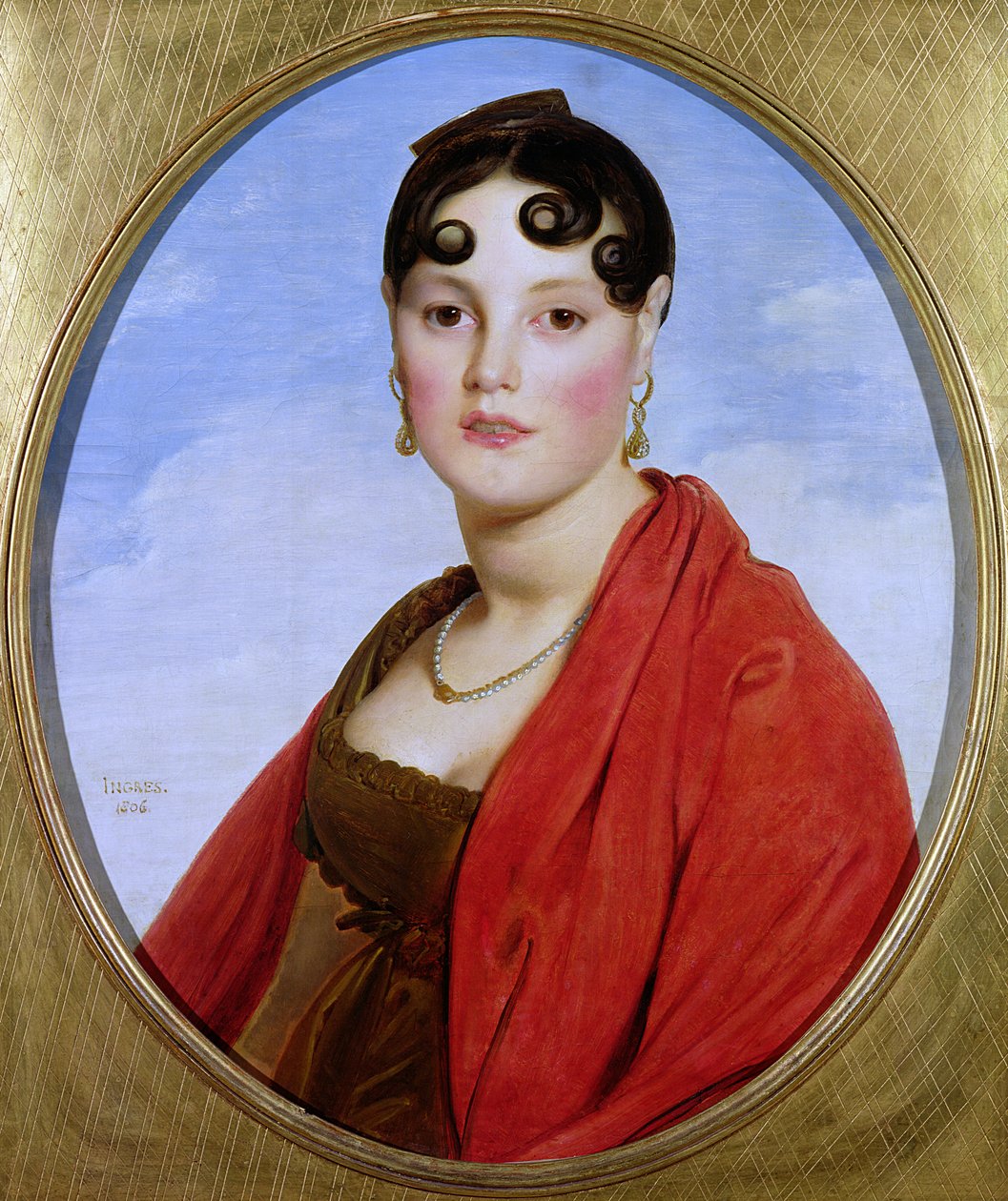 Portret van Madame Aymon, of La Belle Zelie, 1806 door Jean Auguste Dominique Ingres
